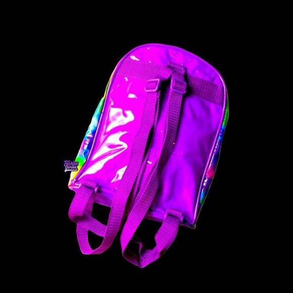 Lisa Frank Y2K Vintage Tie Dye Mini Backpack - Picture 3 of 10